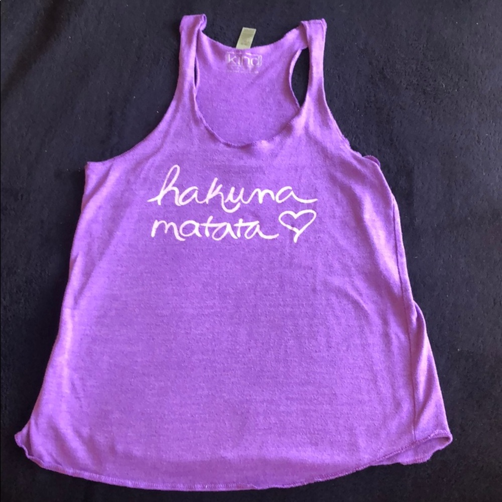 Hakuna Matata Purple Tank Top